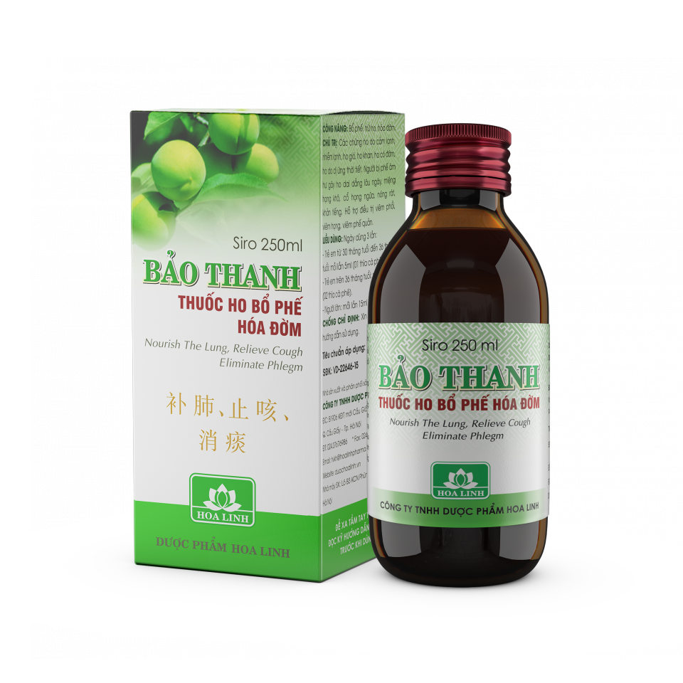 Thuốc Ho Bảo Thanh Dược Phẩm Hoa Linh Việt Nam Bvntp